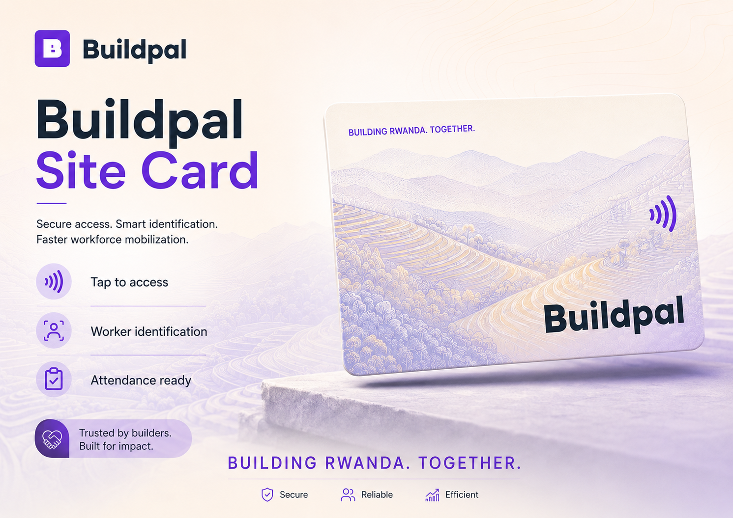 The Buildpal Card — Attendance in one tap